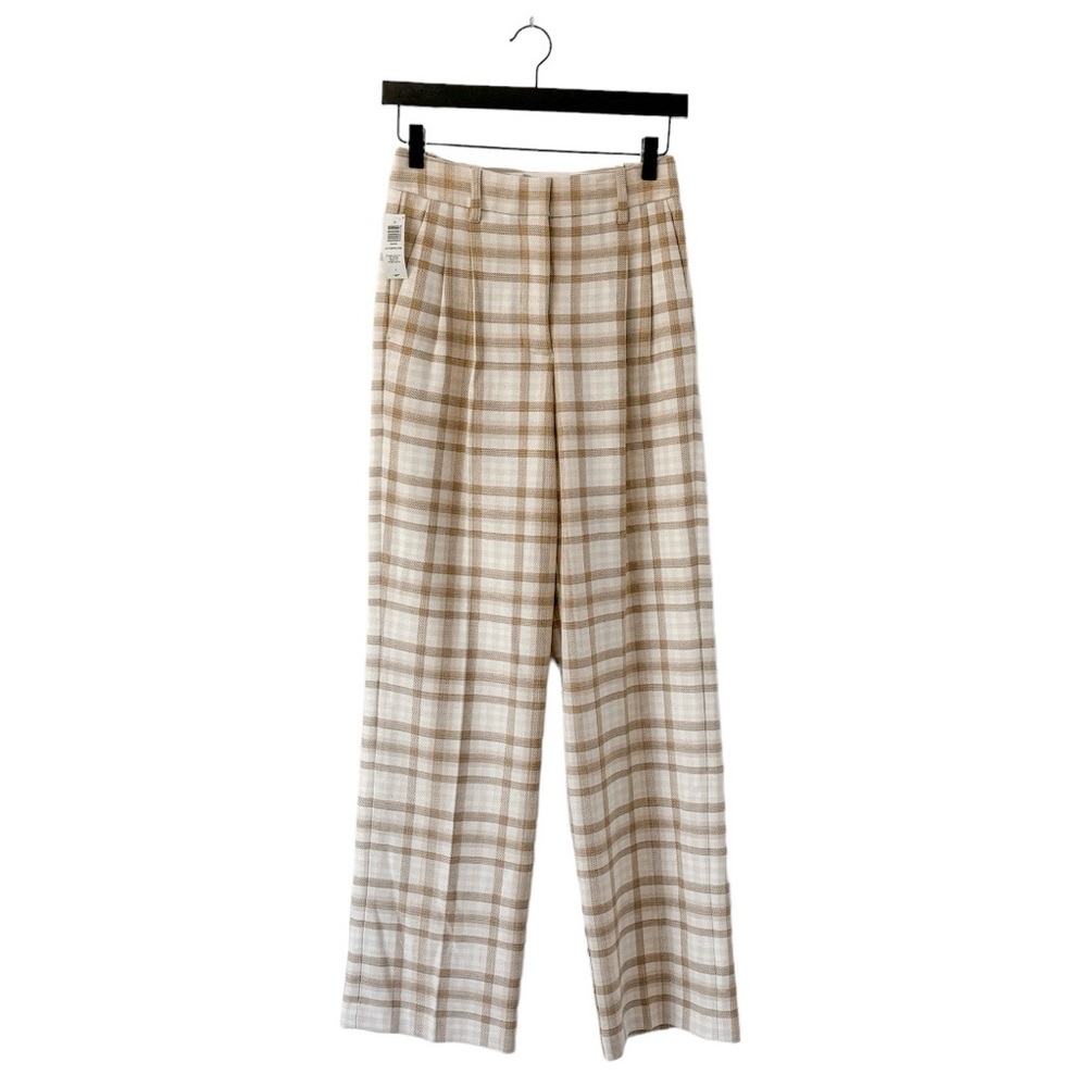 NEW Aritzia Wilfred Francesca Check Plaid Pant